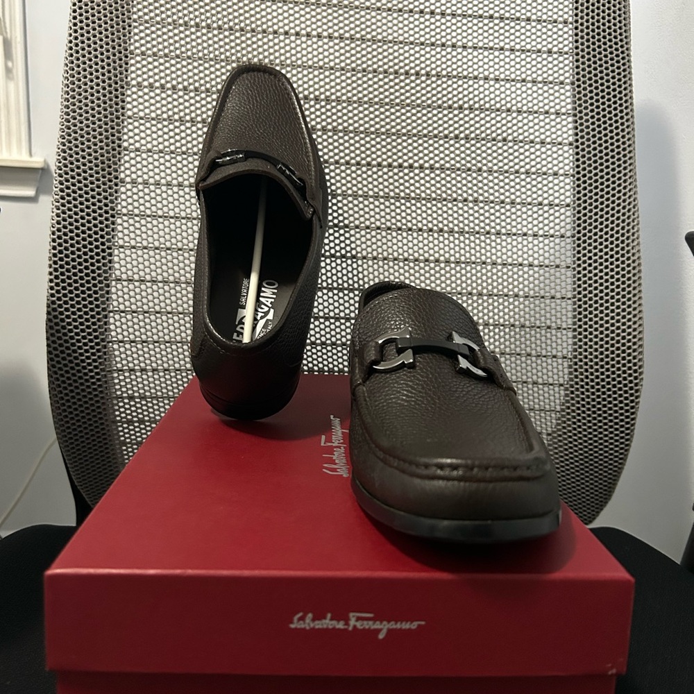 Salvatore Ferragamo Men's Brown Loafers